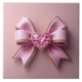 Cute bow Ceramic Tile Kakelplatta
