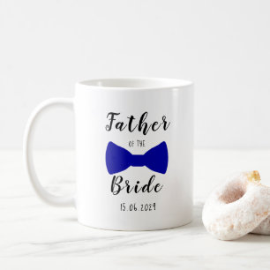 Cute Bow Tie Far i Bride-Personligen Kaffemugg
