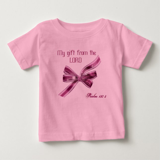 Cute Bow Tutu Bodykostu T-shirt (Framsida)