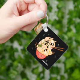Cute Bowl of Ramen Electronics Bag Nyckelring