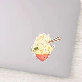 Cute Bowl of Ramen Klistermärken