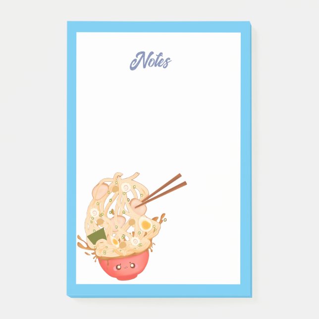 Cute Bowl of Ramen Post-it Block (Framsida)