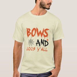 Cute Bows Boos Y'all Halloween T Shirt