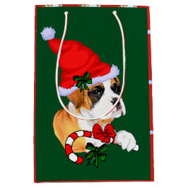 Cute Boxer Hund God jul