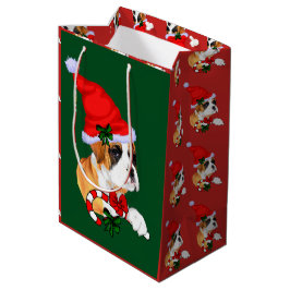 Cute Boxer Hund God jul