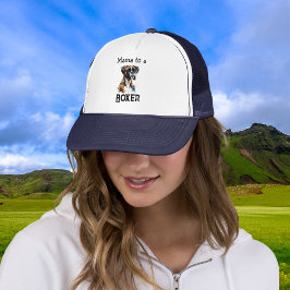 Cute Boxer Mama Brown personalize Keps