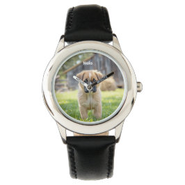 Cute Boxer Puppy-Barn, Personlig Armbandsur