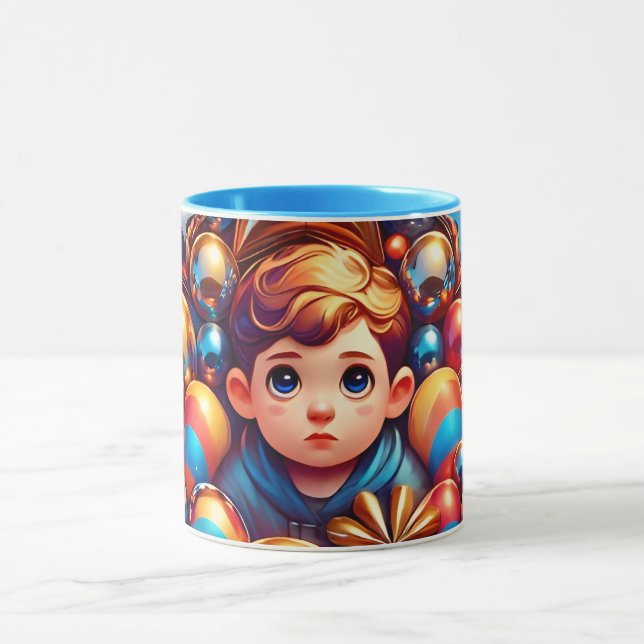 CUTE BOY and baubles ~ Mugg (Center)