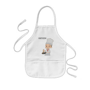 Cute Boy Chef Barnförkläde