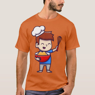 Cute Boy Chef Cooking T Shirt
