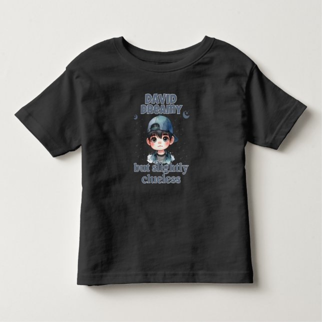 Cute Boy Dreamy, men lite kluster T Shirt (Framsida)