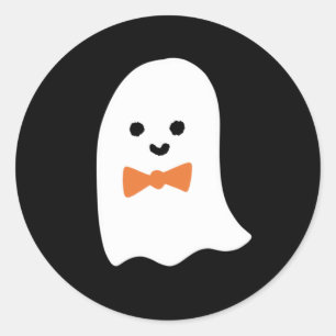 Cute Boy Ghost Runt Klistermärke
