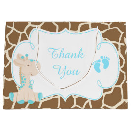 Cute Boy Giraffes Baby Shower Tack