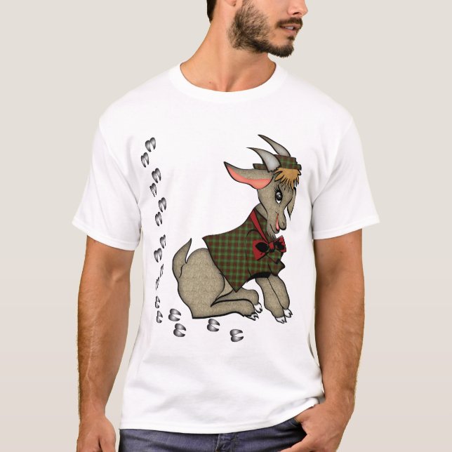 Cute Boy Goat med Bowtie Tröja (Framsida)