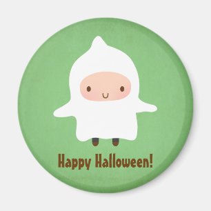 Cute Boy in Lakan Ghost Costume Magnet