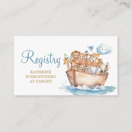 Cute Boy Noahs register över Ark-djurskötare Tilläggskort