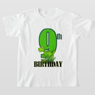 Cute boys, ålder nio dinosaur T-Shirt