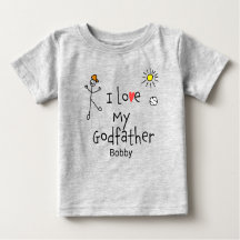 Cute Boys I kärlek Min gudfader Baby Tee