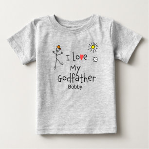 Cute Boys I kärlek Min gudfader Baby Tee
