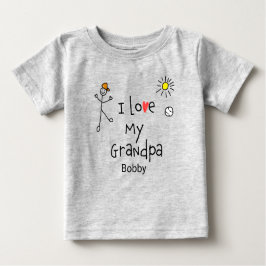 Cute Boys I kärlek Min morfar Baby Tee