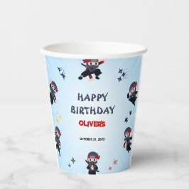 Cute Boys Ninja Warrior Karate kids 3rd Birthday