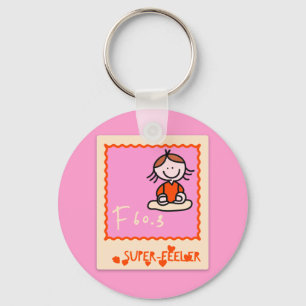 Cute BPD "Toppen-kännare" DBT Gift Nyckelring