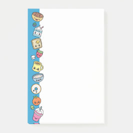 Cute Breakfast Food Post-it Block