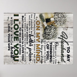 Cute Brev till Make Loful Gift Far-dagen Poster