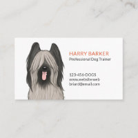 Cute Briard Tecknad hund | Husdjurstjänster | Groo