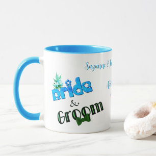 Cute Bride and Groom Personlig Bröllop Mugg