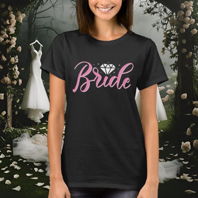 Cute Bride bröllop ord art T Shirt (Skapare uppladdad)