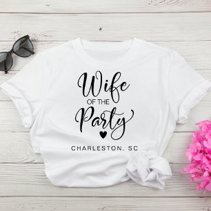 Cute Bride Charleston Bachelorette Party T Shirt