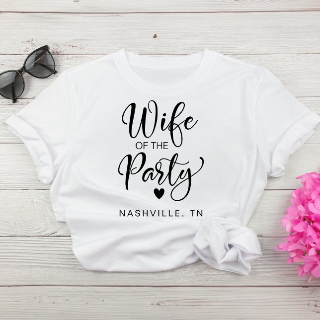 Cute Bride Nashville Bachelorette Party T Shirt (Celebrate the bride-to-be in fun and style at her bachelorette party)