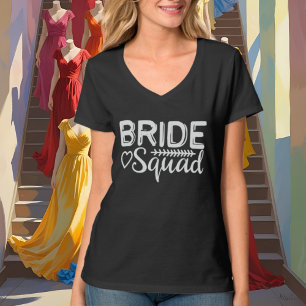 Cute Bride-pannan ord art bröllop T Shirt