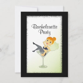 Cute Bride to be Bachelorette Party bjudande Inbjudningar