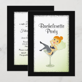Cute Bride to be Bachelorette Party bjudande Inbjudningar