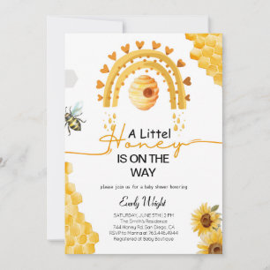 Cute Bride to Bee Inbjudningskort för möhippan