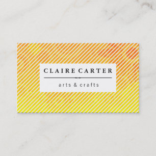 Cute Bright Blommigt Diagonal Rand Visitkort