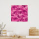 Cute Bright Pink Camo, Camouflage Poster (Kitchen)