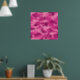 Cute Bright Pink Camo, Camouflage Poster (Living Room 1)