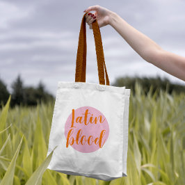 Cute BrightStor feminin - latinskt blod, fetstil Tygkasse