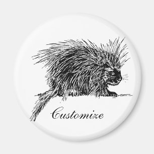 Cute Bristiskt Hedgehog Thunder_Cove Magnet