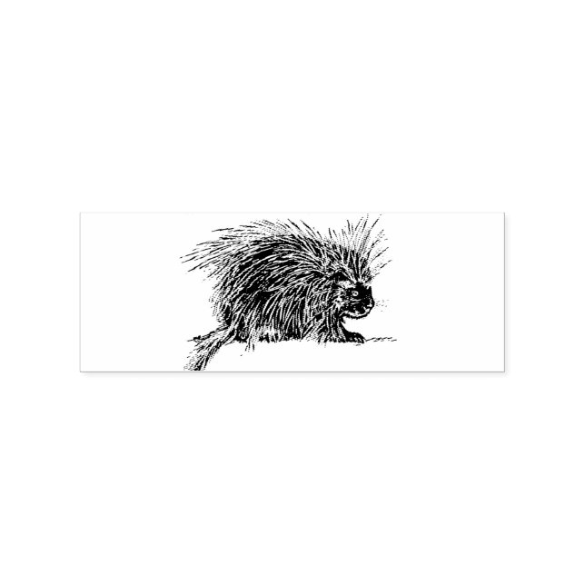 Cute Brithy Hedgehog Thunder_Cove Stämpel (Tryck)