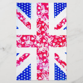 Cute British Flagga Brevpapper