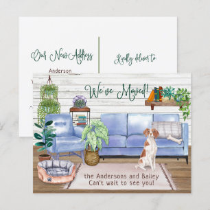 Cute Brittany Spain Mysigt New Home Flytta Meddelande Vykort