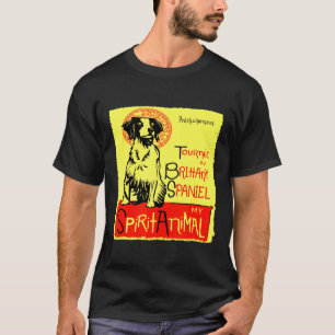 Cute Brittany Spaniel Dog Art Brittany Bird Dog T Shirt