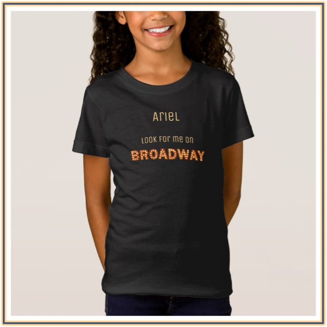 Cute Broadway Stigning stjärna T Shirt (Skapare uppladdad)