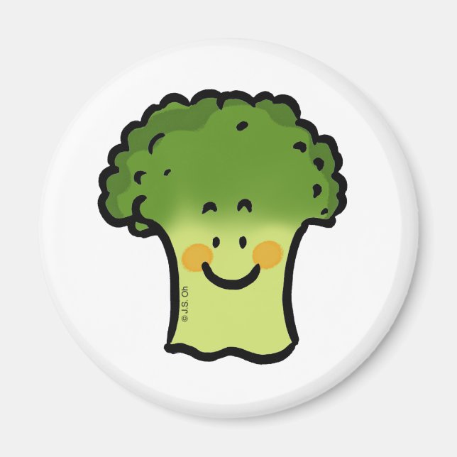 Cute broccoli magnet (Framsidan)