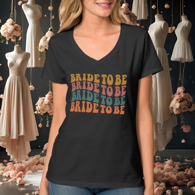 Cute bröllop Bride ska vara ord art T Shirt (Skapare uppladdad)