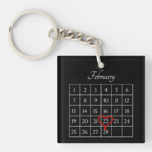 Cute Bröllop Date-Personlig-kalenderValentineser